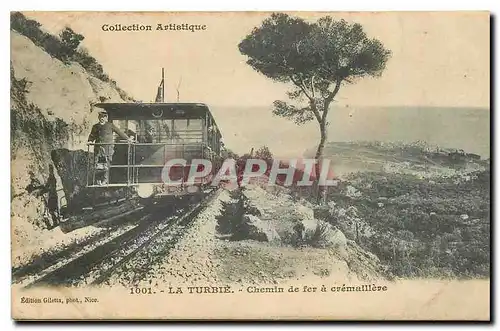 Cartes postales La Turbie Chemin de fer a cremaillere