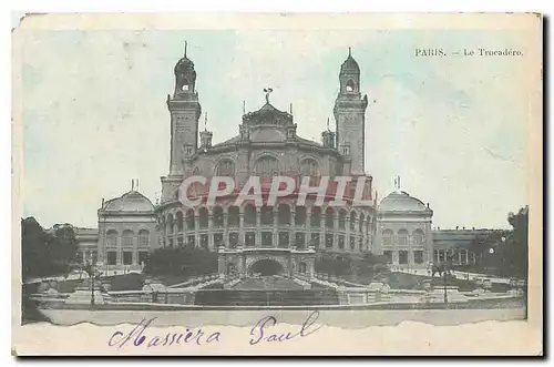 Cartes postales Paris La Trocadero