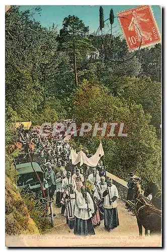 Cartes postales Laghet La Procesion Le Saint Sacrement