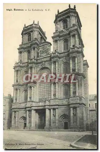 Cartes postales Rennes La Cathedrale