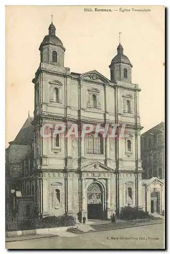 Cartes postales Rennes Eglise Toussaints