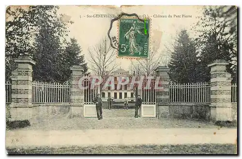 Cartes postales Ste Genevieve des Bois Chateau du Parc Pierre