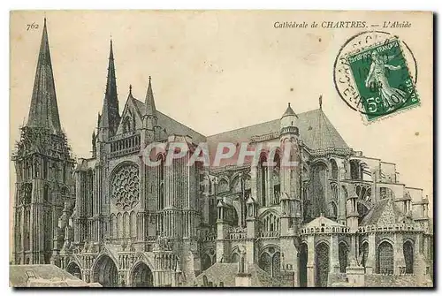 Cartes postales Cathedrale de Chartres l'Abside