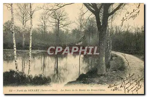 Cartes postales Foret de Senart Seine et Oise La Mare de la Route du Beau Chene