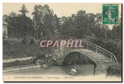 Cartes postales Verrieres le Buisson Pont rustique