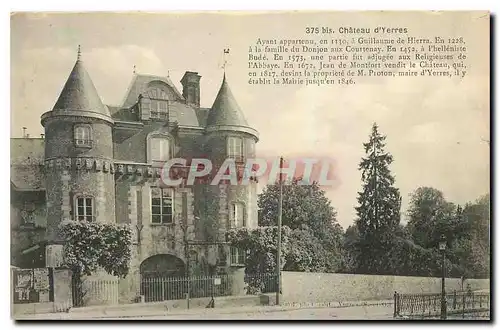 Cartes postales Chateau d'Yerres