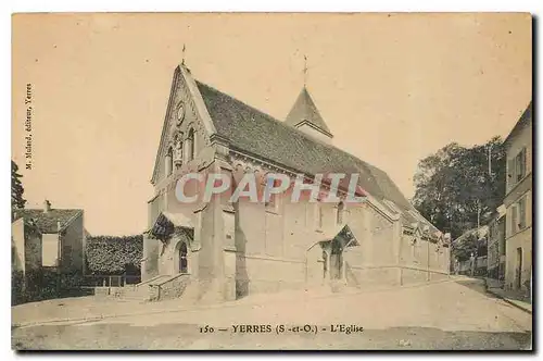 Cartes postales Yerres S et O L'Eglise