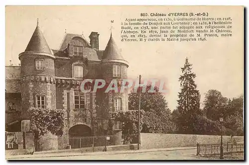 Cartes postales Chateau d'Yerres S et O
