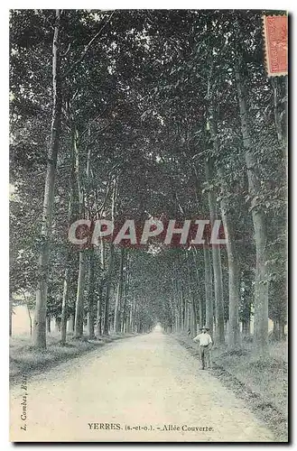Cartes postales Yerres S et O Allee Couvelle