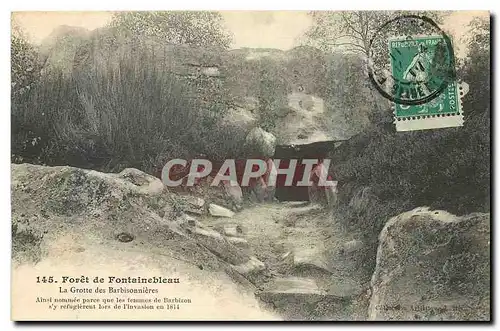 Cartes postales Foret de Fontainebleau La Grotte des Barbisonnieres