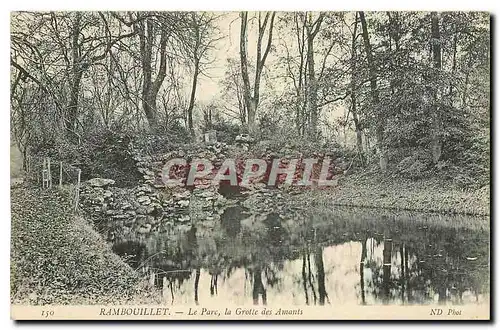 Ansichtskarte AK Rambouillet Le Parc la Grotte des Amants