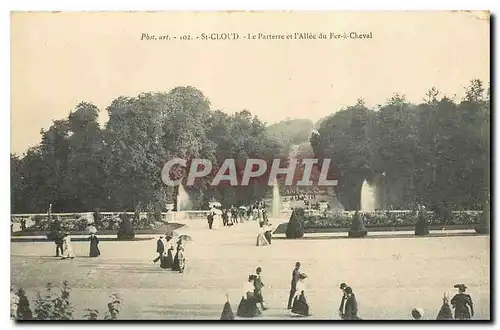 Cartes postales St Cloud Le Oatterre et l'Allee du Fer a Cheval