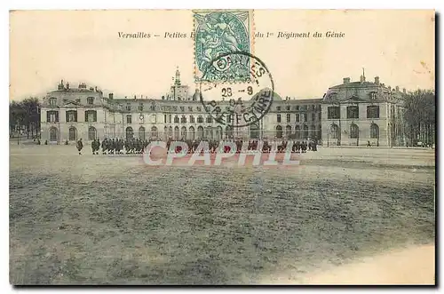 Cartes postales Versailles Petites Regiment du Genie Militaria
