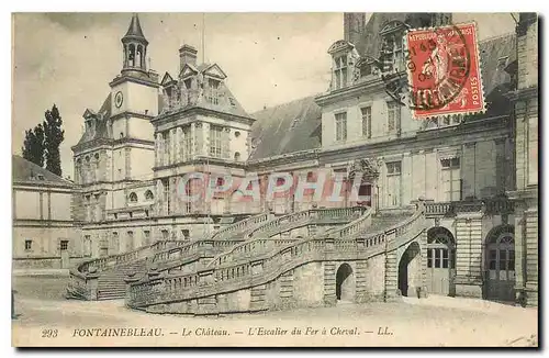 Ansichtskarte AK Fontainebleau Le Chateau l'Escalier du Fer a Cheval