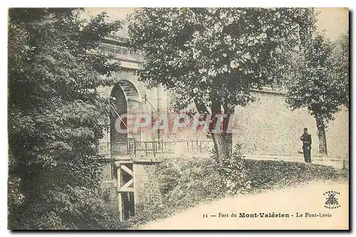 Cartes postales Fort du Mont Valerien Le Pont Levis