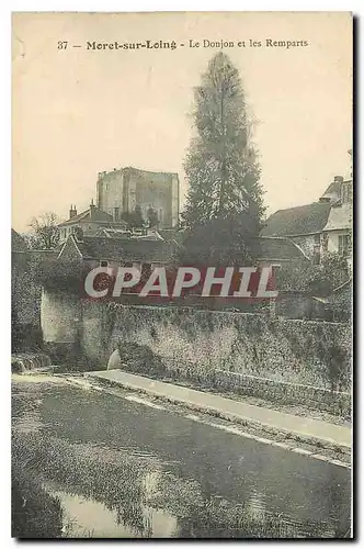 Cartes postales Moret sur Loing Le Donjon et les Remparts