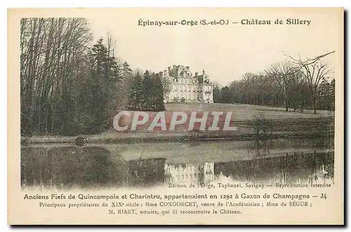 Ansichtskarte AK Epinay sur Orge Chateau de Sillery Anciens Fiels de Quincampoix et Charaintru