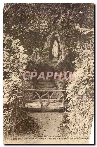 Cartes postales Morangis S et O Le Desert Grtte de la Vierge Jardin de la Maison