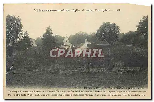 Cartes postales Villemoisson sur Orge Eglse et ancien Prebytere