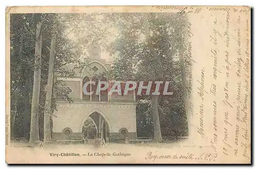 Ansichtskarte AK Viry Chatillon La Chapelle Gothique