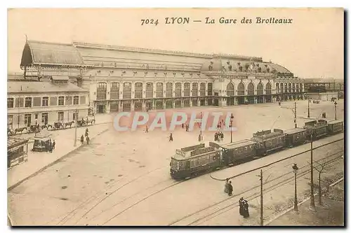 Cartes postales Lyon La Gare des Brotteaux Tramway