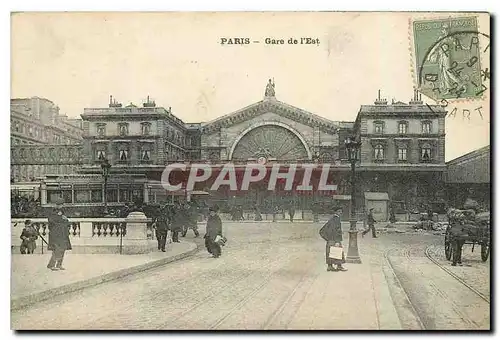 Cartes postales Paris Gare de l'Est