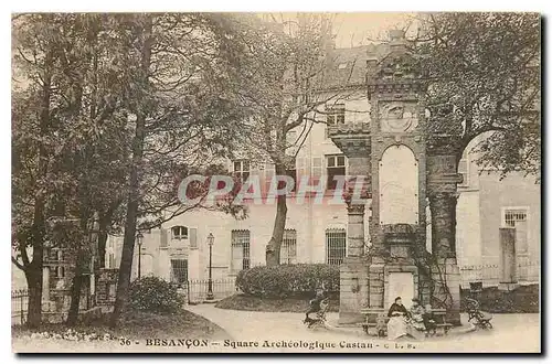 Cartes postales Besancon Square Archeologique Castan