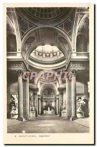 Cartes postales Pantheon Interieur