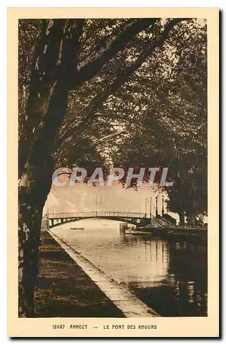 Cartes postales Annecy Le pont des Amours