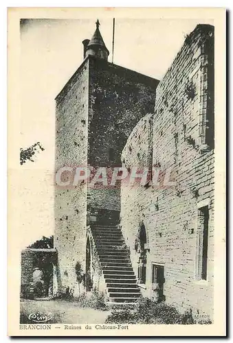 Cartes postales Brancion Ruines du Chateau Fort