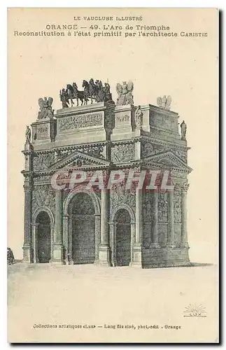 Cartes postales La Vaucluse Illustre Orange l'Arc de Triomphe