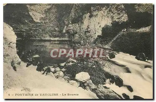 Cartes postales Fontaine de Vaucluse La Source