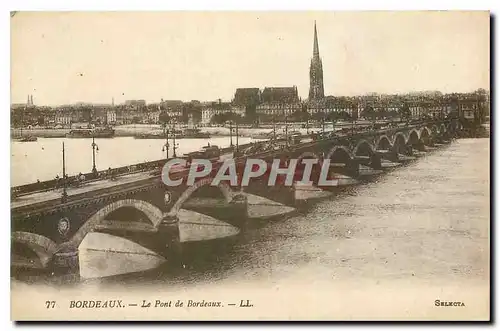 Cartes postales Bordeaux Le Pont de Bordeaux