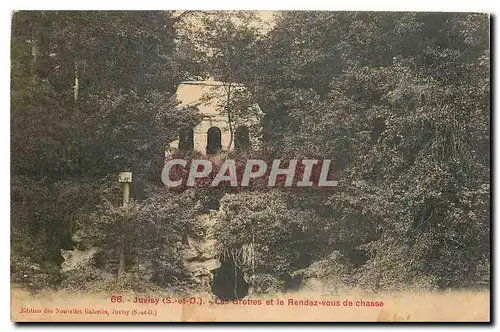 Cartes postales Juvisy S et O Les Grottes et le Rendez vous de chasse