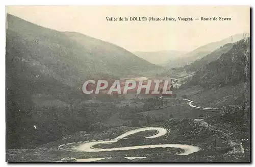 Ansichtskarte AK Vallee de la Doller Haute Alsace Vosges Route de Sewen