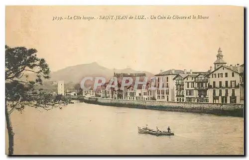 Cartes postales La Cote basque Saint Jean de Luz Un Coin de Ciboure et le Rhune