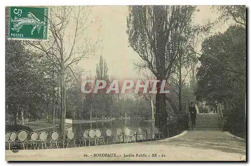 Cartes postales Bordeaux Jardin Public