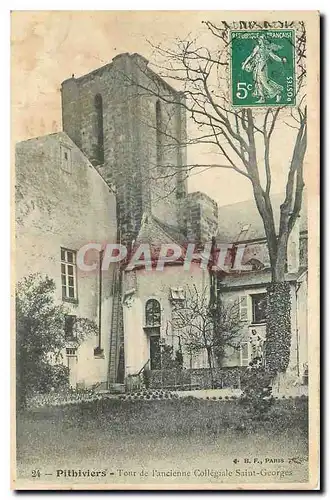 Cartes postales Pithiviers Tour de l'ancienne Collegiale Saint Georges
