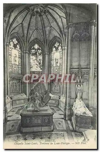 Cartes postales Dreux Chapelle Saint Louis Tombeau de Louis Philippe