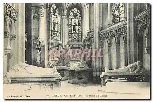 Cartes postales Dreux Chapelle St Louis Pourtour du Choeur