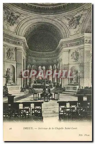 Ansichtskarte AK Dreux Interieur de la Chapelle Saint Louis