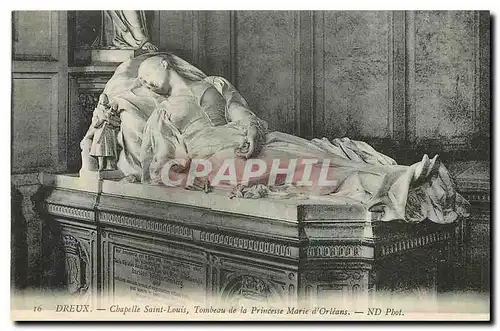 Ansichtskarte AK Dreux Chapelle Saint Louis Tombeau de la Princesse Marie d'Orleans