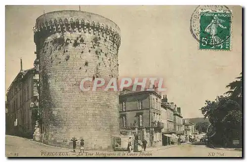 Cartes postales Perigueux La Tour Mataguerre et le Cours Fenelon