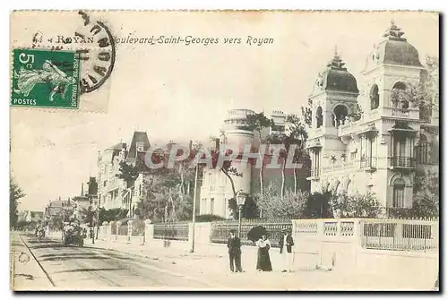 Cartes postales Royan Boulevard Saint Georges vers Royan