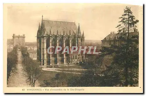 Cartes postales Vincennes Vue d'ensemble de la Ste Chapelle