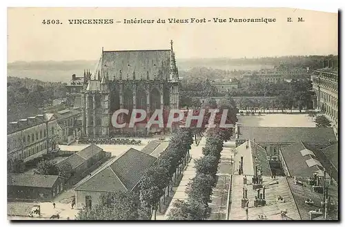 Cartes postales Vincennes Interieur du Vieux Fort Vue Panoramique