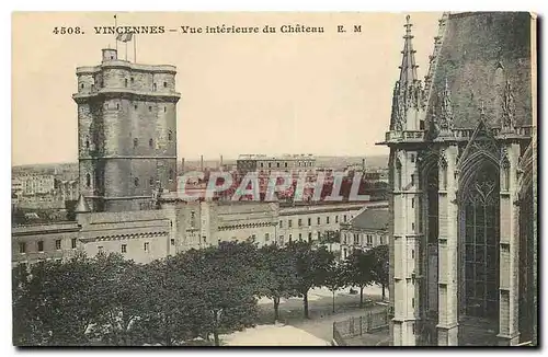 Ansichtskarte AK Vincennes Vue interieure du Chateau