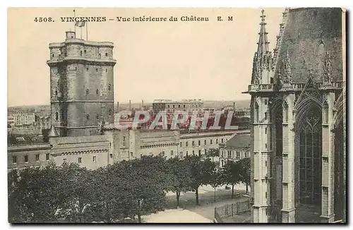 Cartes postales Vincennes Vue interieure du Chateau