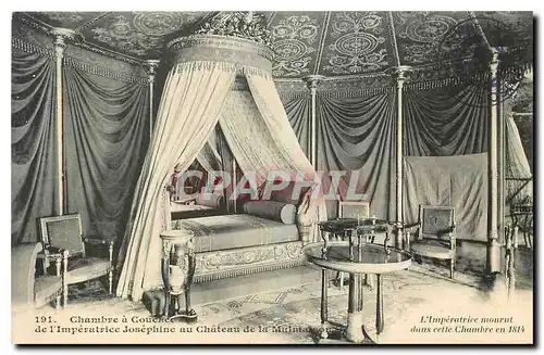 Ansichtskarte AK Chambre a Coucher de l'Imperatrice Josephine au Chateau