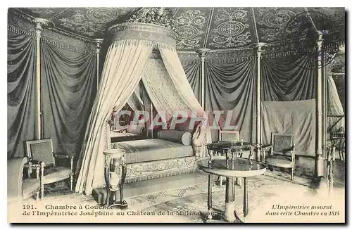 Cartes postales Chambre a Coucher de l'Imperatrice Josephine au Chateau